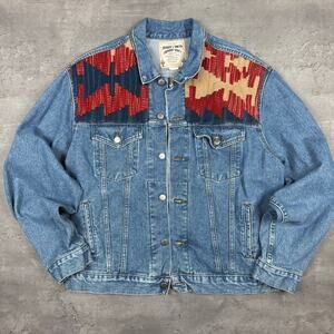Vintage Jensen Smith Western Woven Denim Jacket